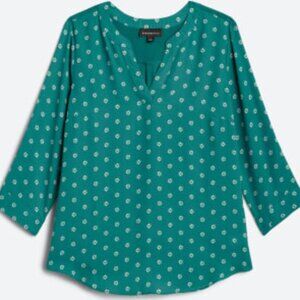 Teal green Fortune and Ivy Blouse Size Medium